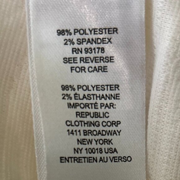 Workshop Republic NWT SZ2X Ivory quilted sweatshirt Comfy Modern Minimalist Chic - Picture 8 of 8